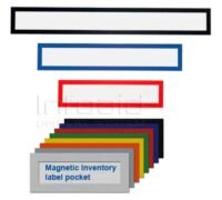 Magnetic inventory label with multi sizes