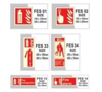 Fire safety signs