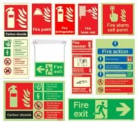 Photoluminescent Safety Signs