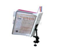 Table clamp document display panel