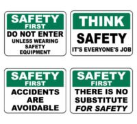 OSHA Safety Awareness Signs