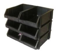 ESD Safe hanging and stacking parts Bins