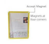 Magnetic Display Pocket Showing Magnet