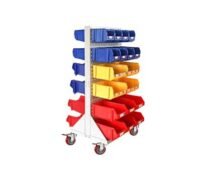 Mobile Double Sided Shop Floor Trolley