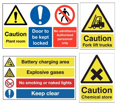 workplace health and safety signs