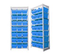 Steel Shelving With Shelf Bins