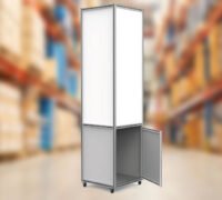 Lean Cube With Lower Storage